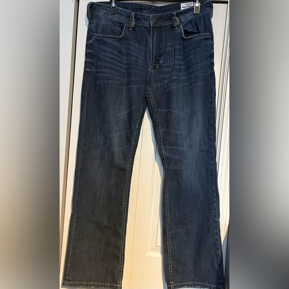 Buffalo David Bitton Men's Straight Jeans - Indigo Blue